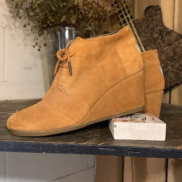 Toms Colelette Wedge Ankle Boots - Picture 6 of 6